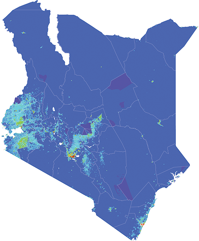 Kenya - Number and distribution of pregnancies (2012) Kenya - Number and distribution of pregnancies (2012)
